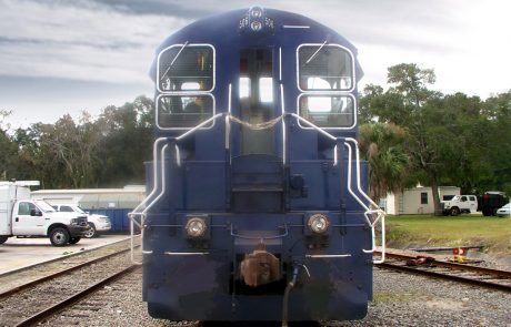 SW1200 Locomotive front view